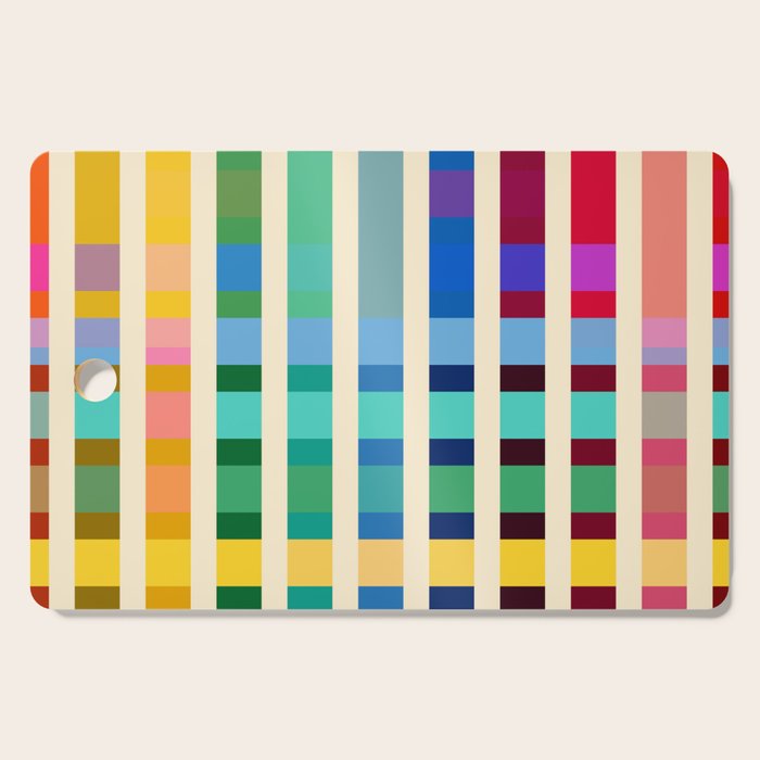 Futuristic Cyber Rainbow Crossing Cutting Board Gallery Image 1