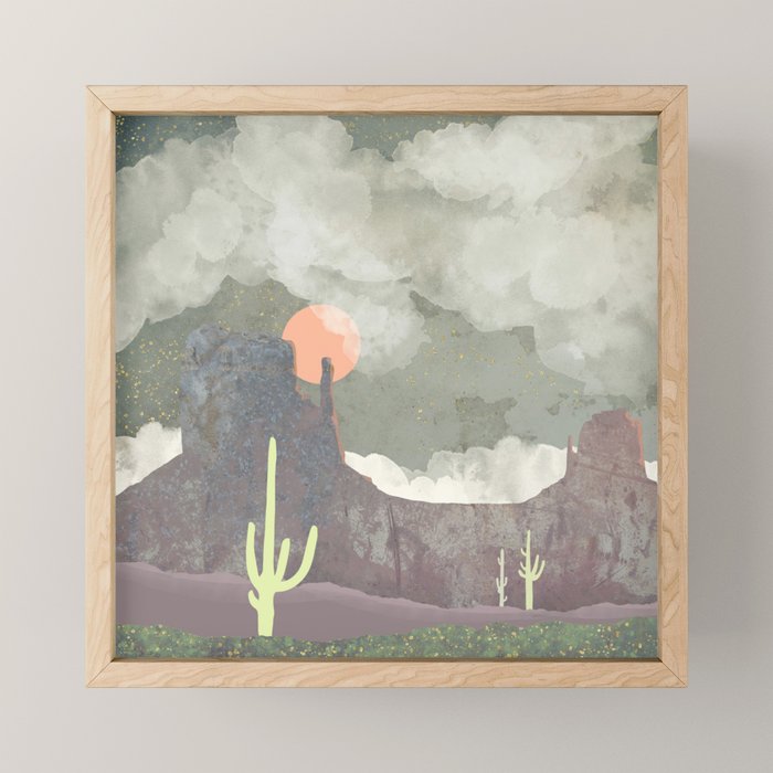 Desertscape Mini Art Print Gallery Image 1