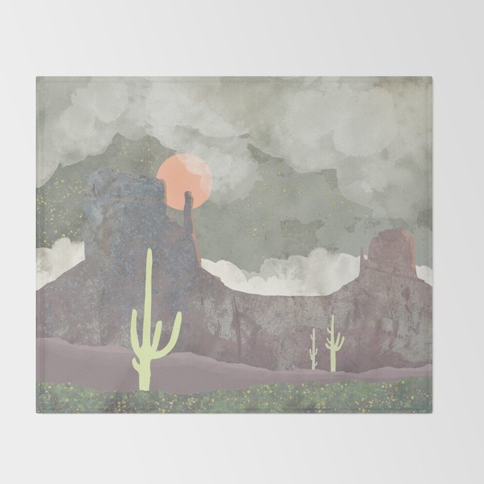 Desertscape Throw Blanket Gallery Image 2