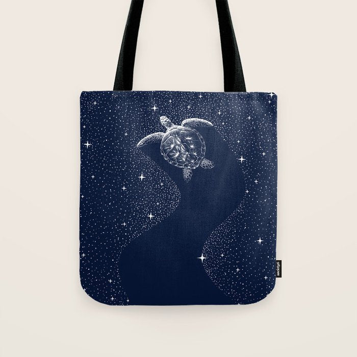 Starry Turtle Tote Bag Gallery Image 1