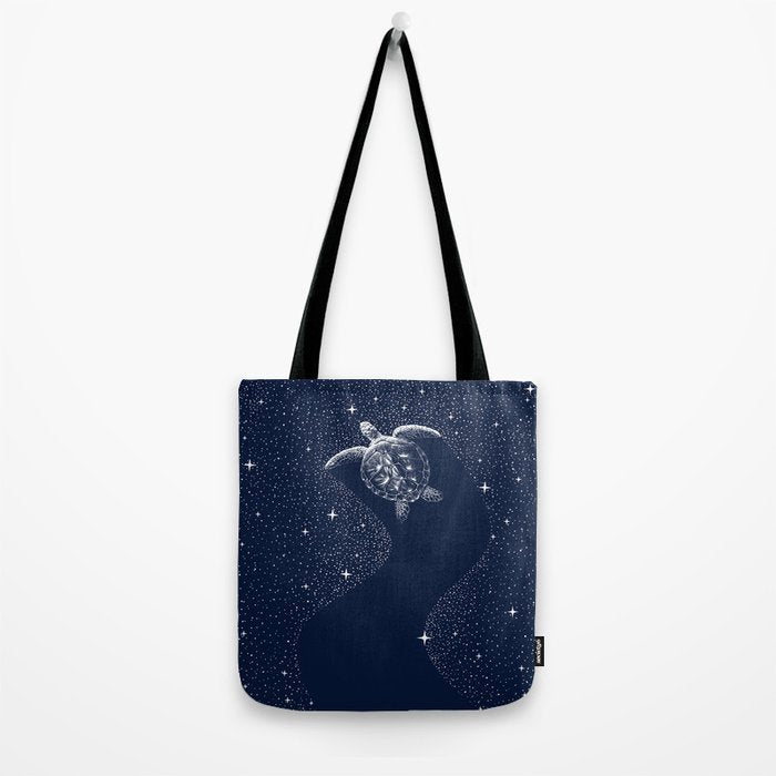 Starry Turtle Tote Bag Gallery Image 2