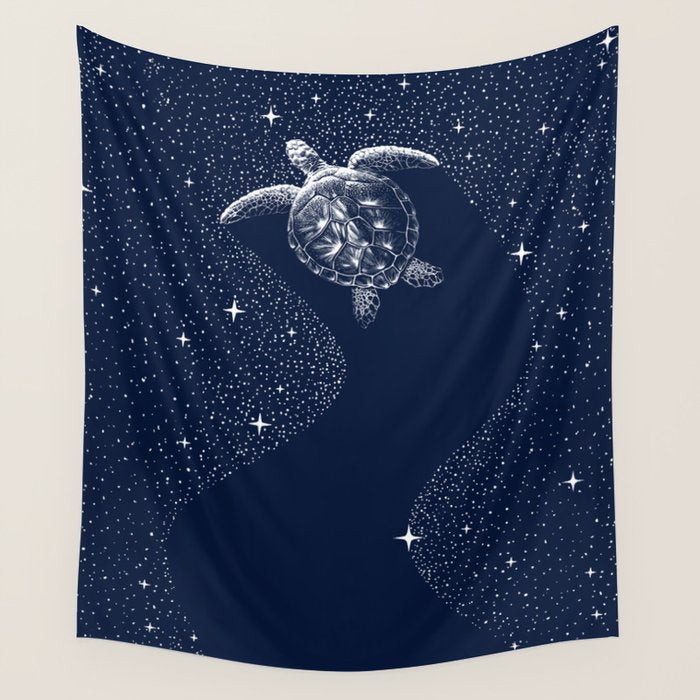Starry Turtle Wall Tapestry