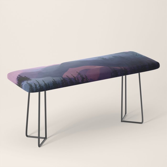 Misty Mountain Morning Bench Gallery Image 1