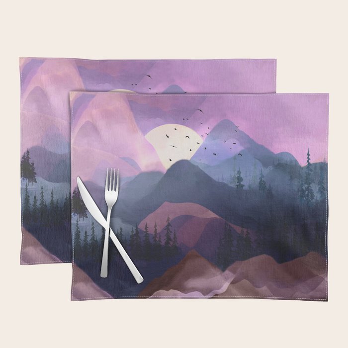 Misty Mountain Morning Placemat Gallery Image 1