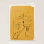 Minimalist Mountains 3 Stationery Card Gallery Image 2