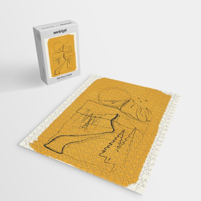 Minimalist Mountains 3 Jigsaw Puzzle Gallery Image 2