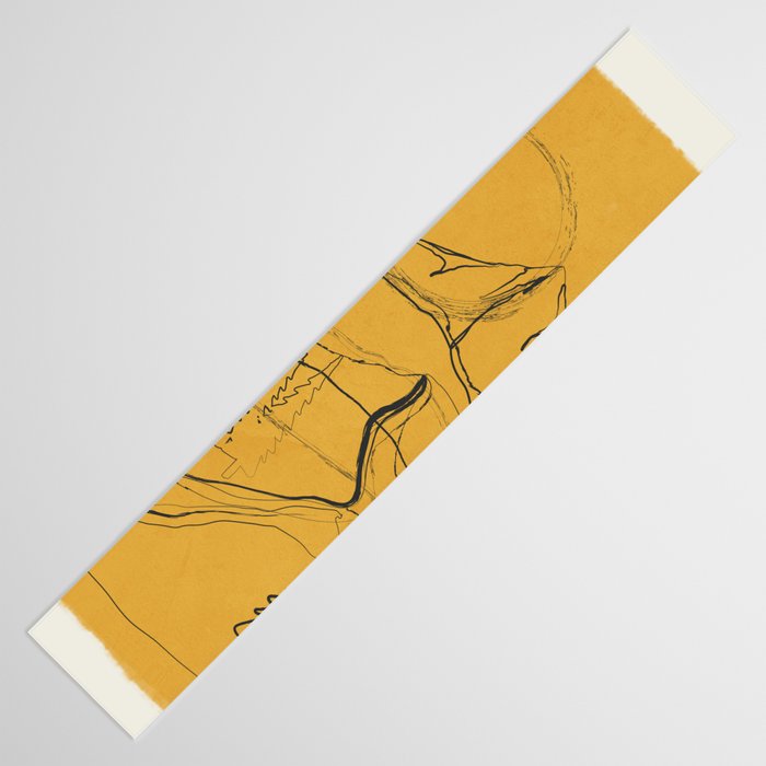 Minimalist Mountains 3 Table Runner Gallery Image 3