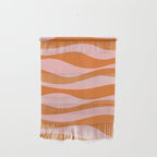 Smooth Waves Pink and Orange Wall Hanging Gallery Image 1