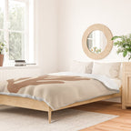 Coral Leaf: Matisse Taupe Brown Edition Duvet Cover Gallery Image 2