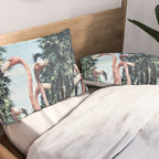 Palm Trees & Flamingos Pillow Sham Gallery Image 2