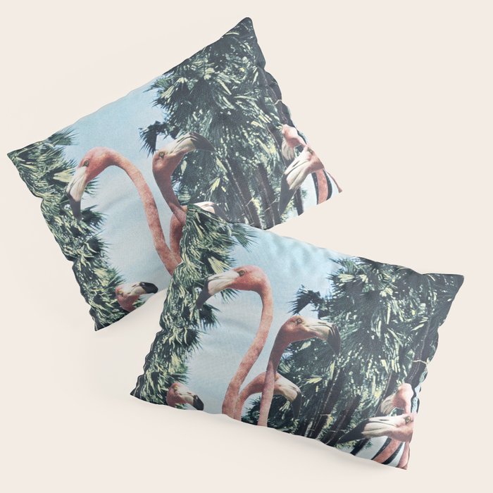 Palm Trees & Flamingos Pillow Sham Gallery Image 3