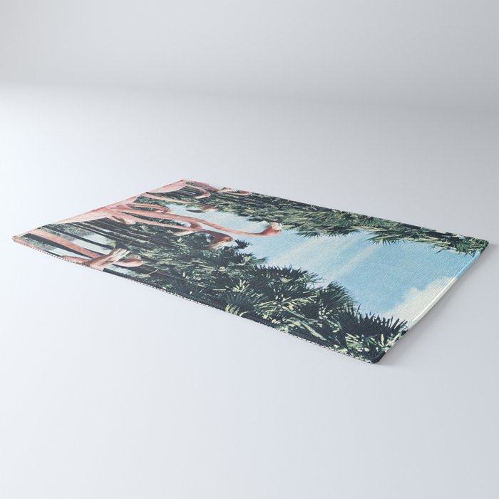 Palm Trees & Flamingos Rug Gallery Image 3