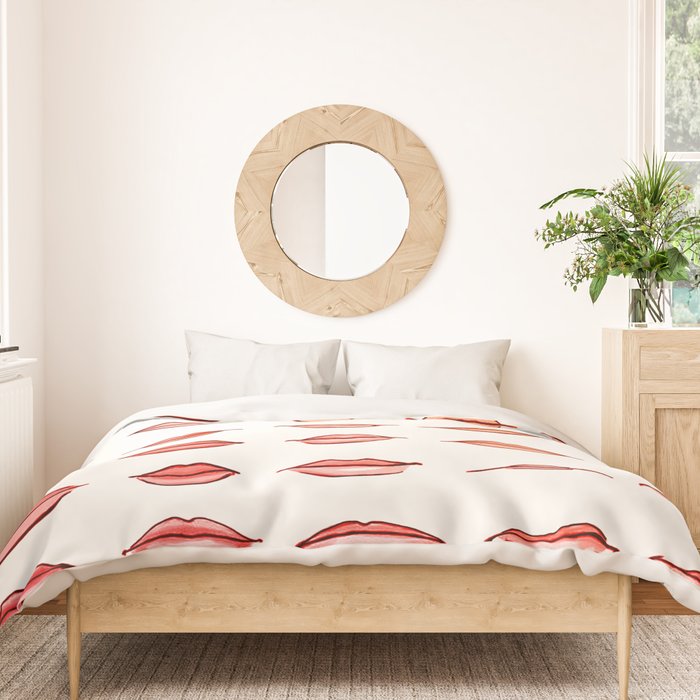 Lips II Duvet Cover Gallery Image 3