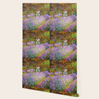 Claude Monet Irises In Monet's Garden At Giverny Wallpaper Gallery Image 2