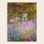 Claude Monet Irises In Monet's Garden At Giverny Poster Gallery Image 4
