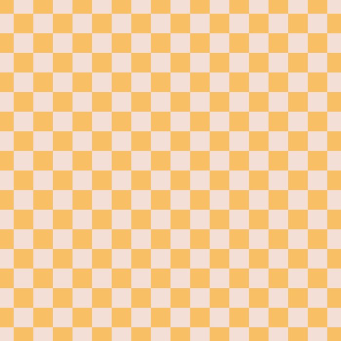 Check I - Yellow â Checkerboard Print Coffee Mug Gallery Image 2