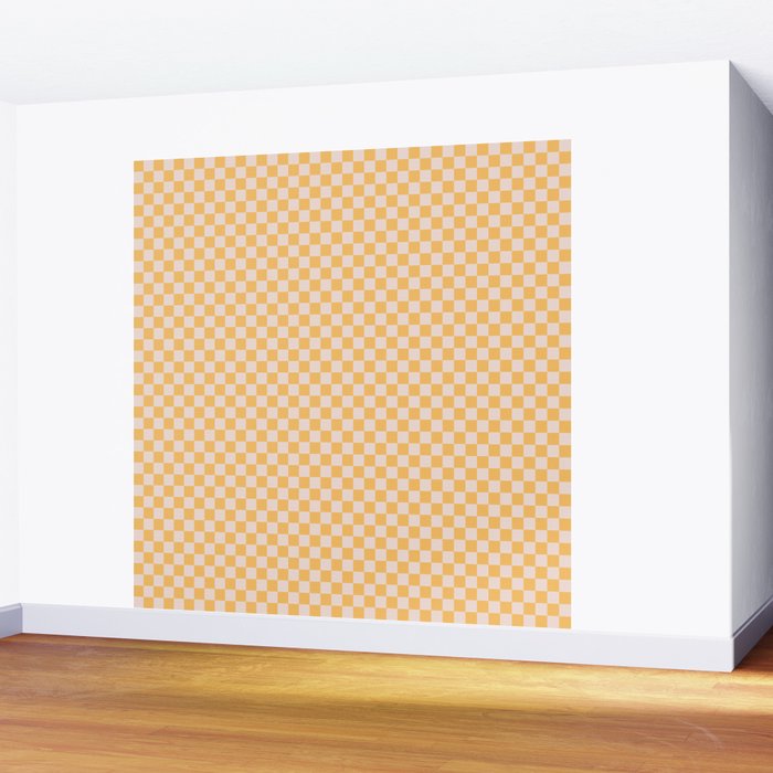 Check I - Yellow â Checkerboard Print Wall Mural Gallery Image 2
