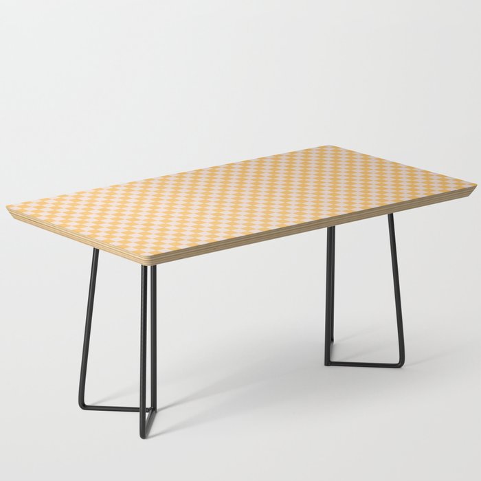 Check I - Yellow â Checkerboard Print Coffee Table Gallery Image 1