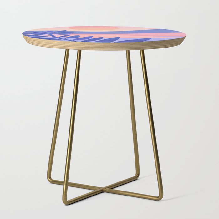 Hawaiian Sunset Tropical Landscape Side Table Gallery Image 1