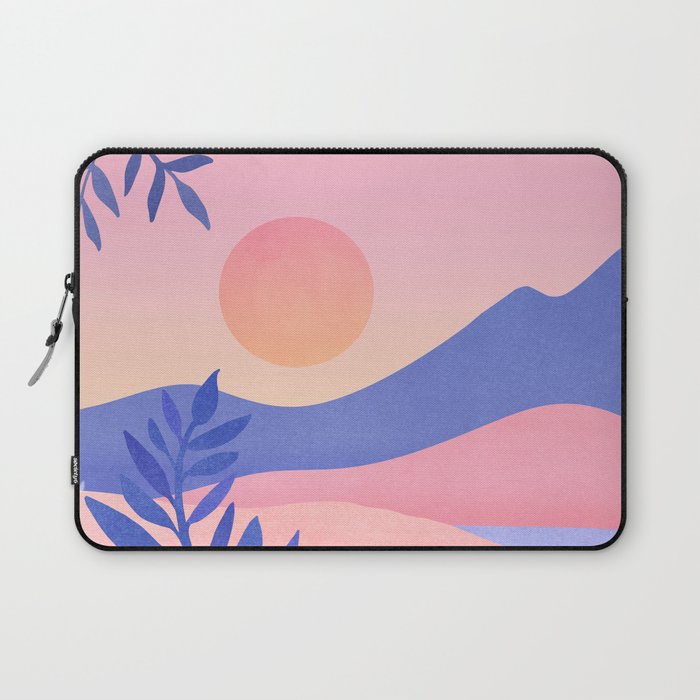 Hawaiian Sunset Tropical Landscape Laptop Sleeve Gallery Image 1