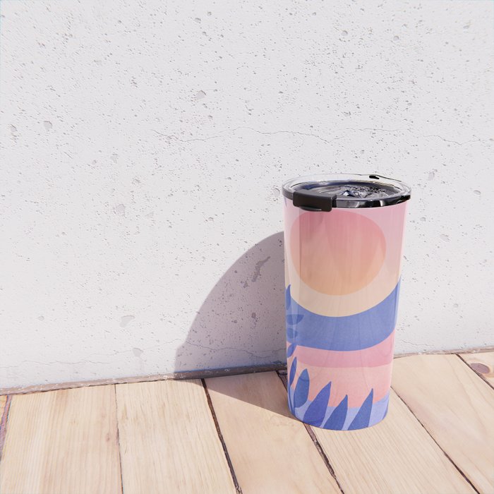 Hawaiian Sunset Tropical Landscape Travel Mug Gallery Image 4