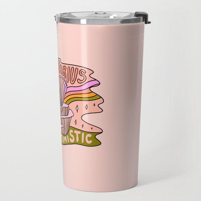 Sagittarius Mushroom Travel Mug Gallery Image 2
