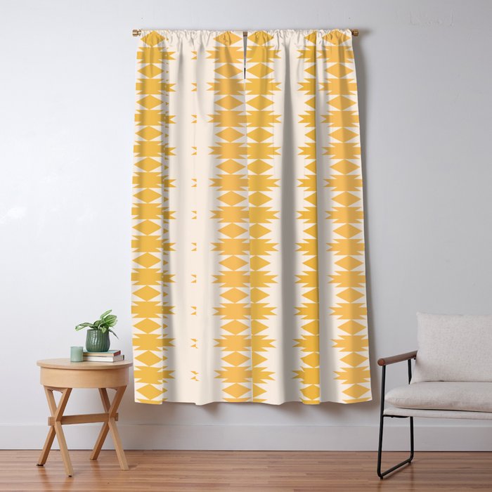 Geometric Southwestern Pattern XXXVI Window Curtain Gallery Image 5