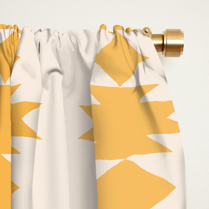Geometric Southwestern Pattern XXXVI Window Curtain Gallery Image 2