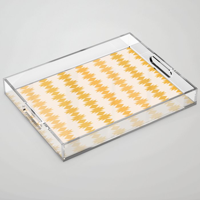 Geometric Southwestern Pattern XXXVI Acrylic Tray Gallery Image 1