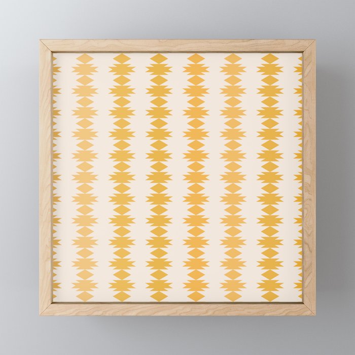Geometric Southwestern Pattern XXXVI Mini Art Print Gallery Image 1