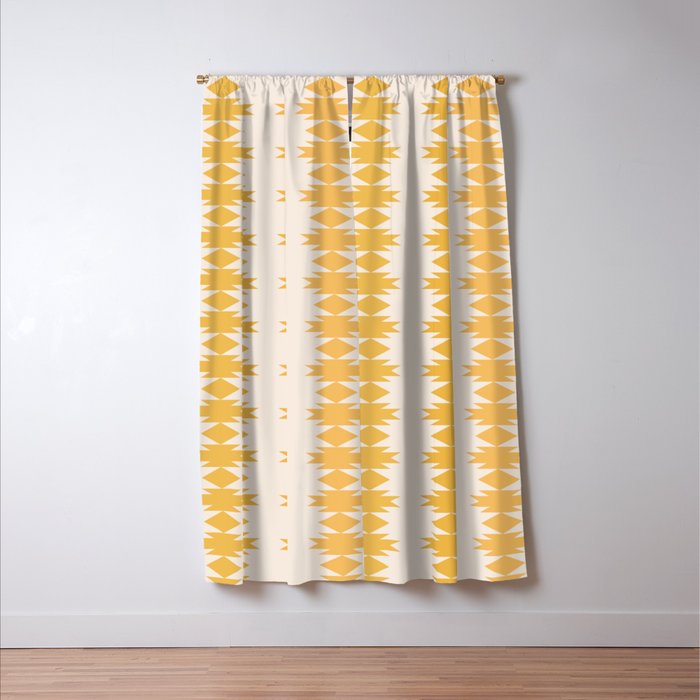 Geometric Southwestern Pattern XXXVI Window Curtain Gallery Image 3