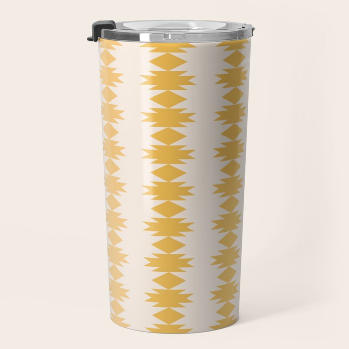 Geometric Southwestern Pattern XXXVI Travel Mug Gallery Image 3