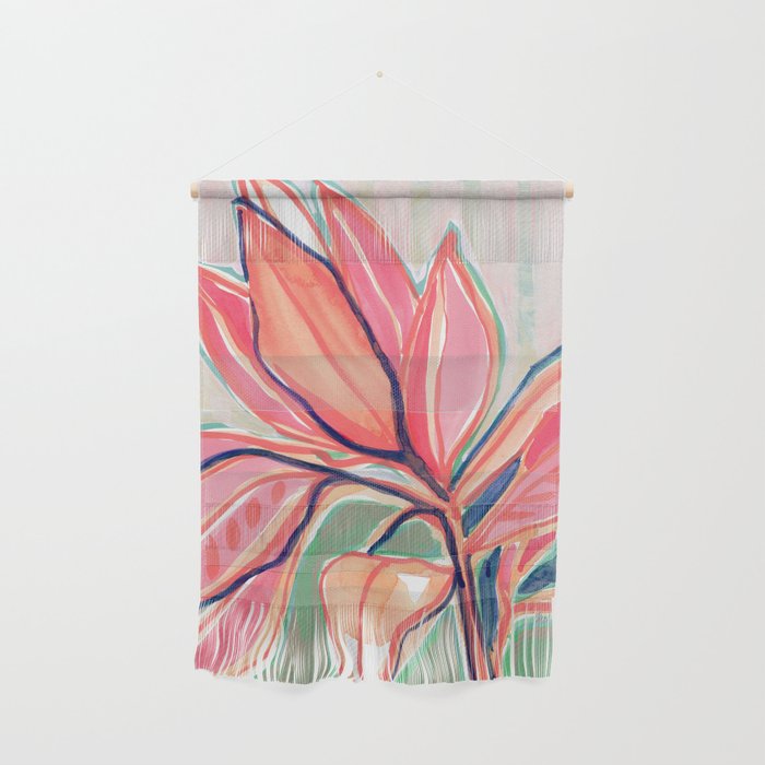 Flower Market Tropical Art Wall Hanging Gallery Image 1