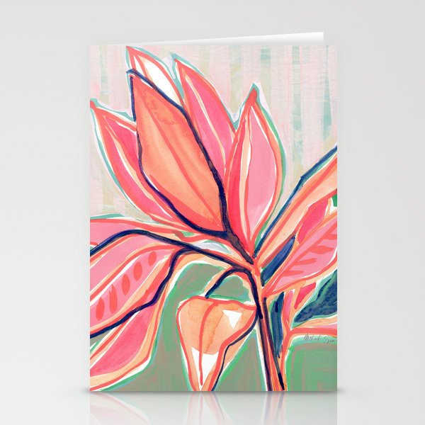 Flower Market Tropical Art Stationery Card Gallery Image 2