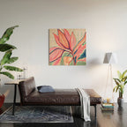 Flower Market Tropical Art Wood Wall Art Gallery Image 2