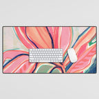 Flower Market Tropical Art Desk Mat Gallery Image 1
