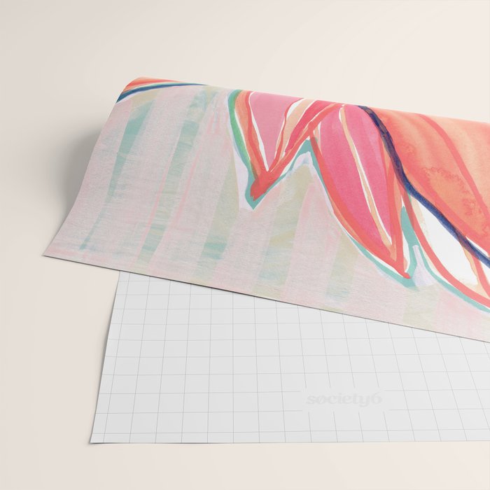 Flower Market Tropical Art Wrapping Paper Gallery Image 2