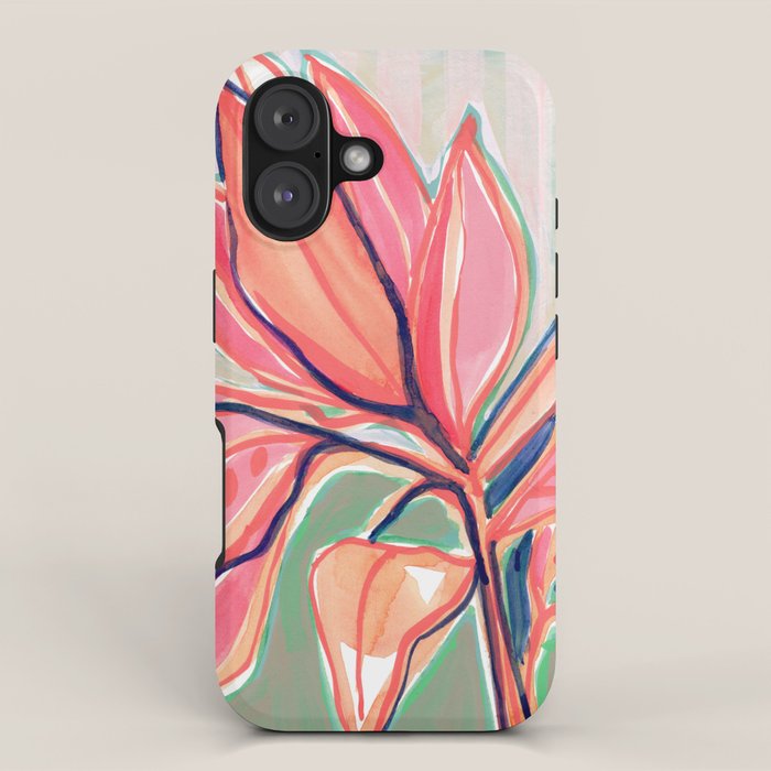 Flower Market Tropical Art iPhone Case Gallery Image 1