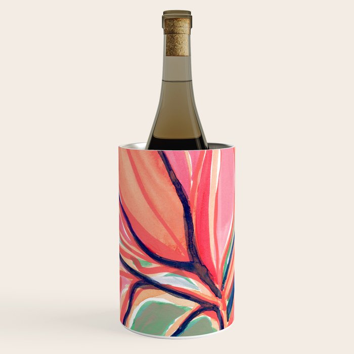 Flower Market Tropical Art Wine Chiller Gallery Image 1
