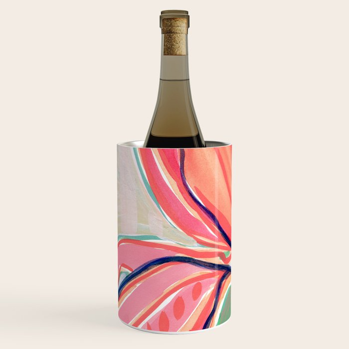 Flower Market Tropical Art Wine Chiller Gallery Image 2