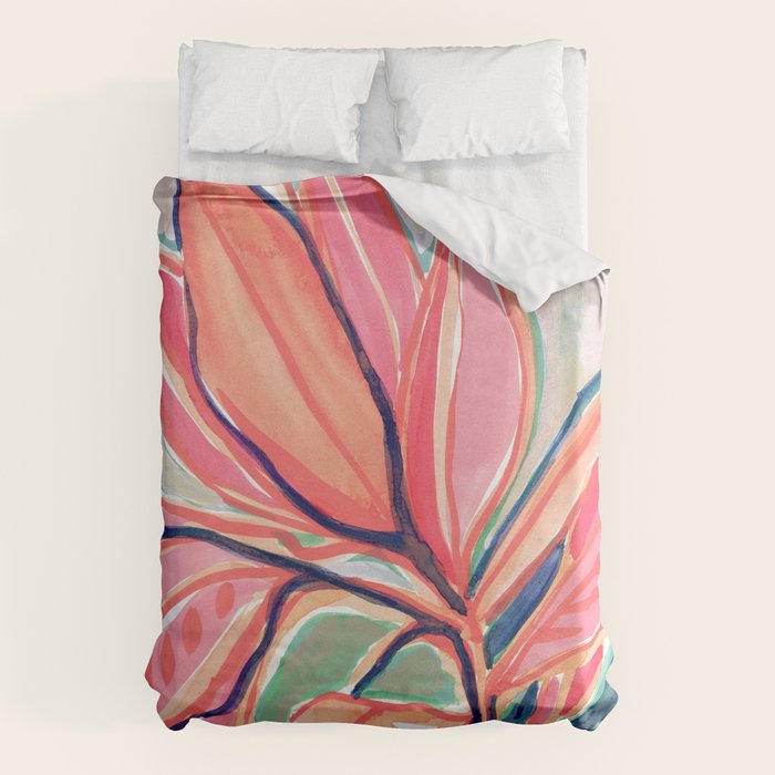 Flower Market Tropical Art Duvet Cover Gallery Image 6