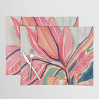 Flower Market Tropical Art Placemat Gallery Image 1
