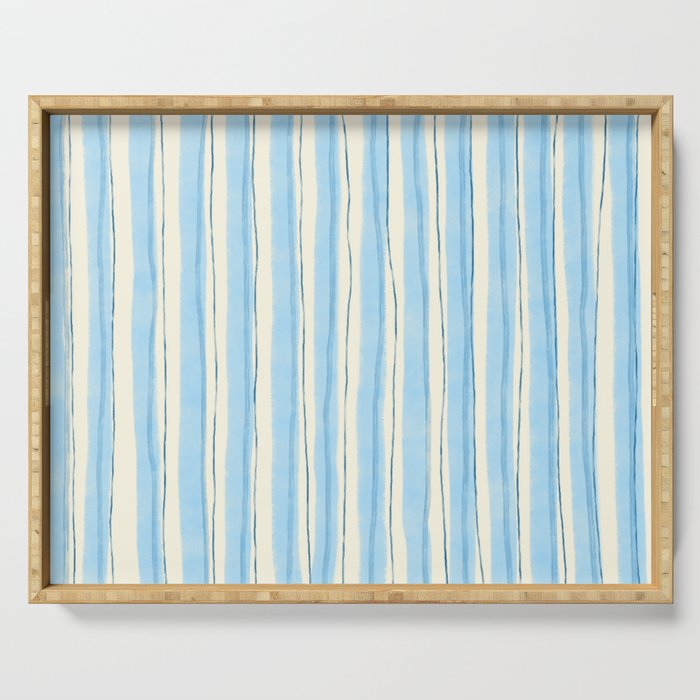 Azul Stripes Serving Tray Gallery Image 1