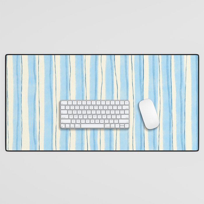 Azul Stripes Desk Mat Gallery Image 1