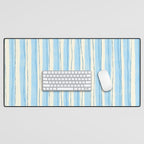 Azul Stripes Desk Mat Gallery Image 1