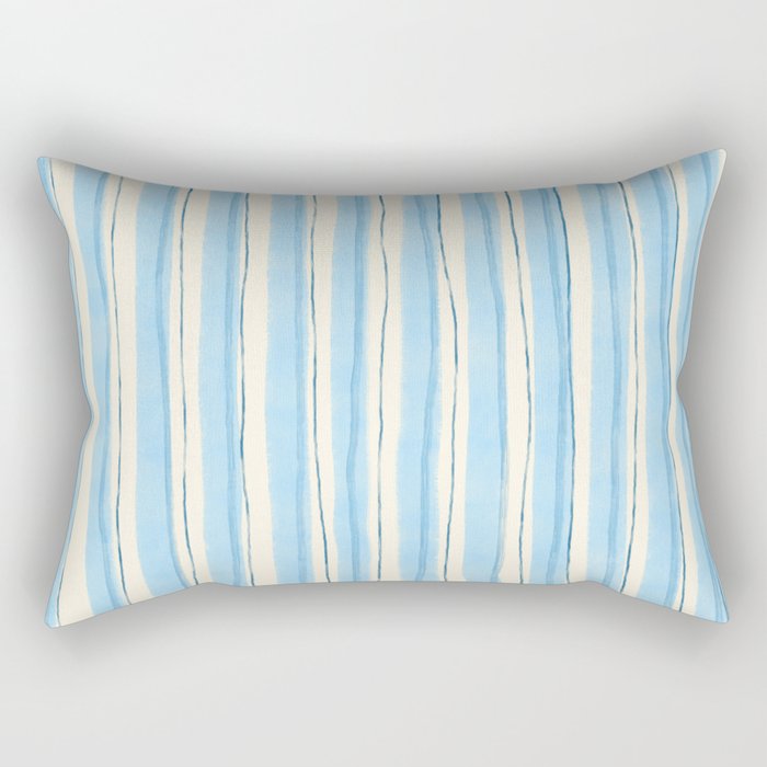Azul Stripes Rectangular Pillow Gallery Image 2