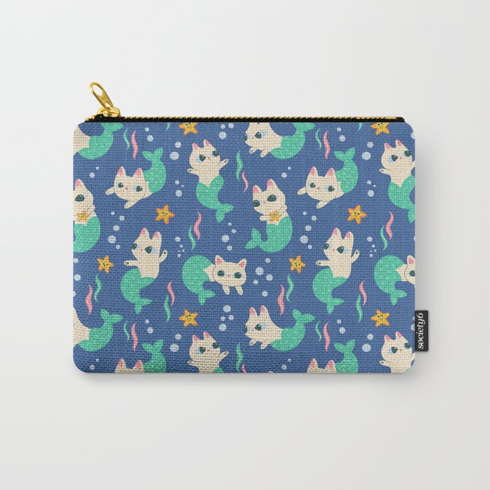 Pretty Purrmaids - Cat Mermaids Carry All Pouch Gallery Image 1