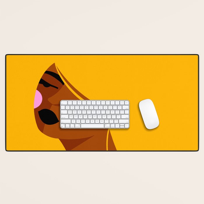 Fluffy Hair Desk Mat Gallery Image 1