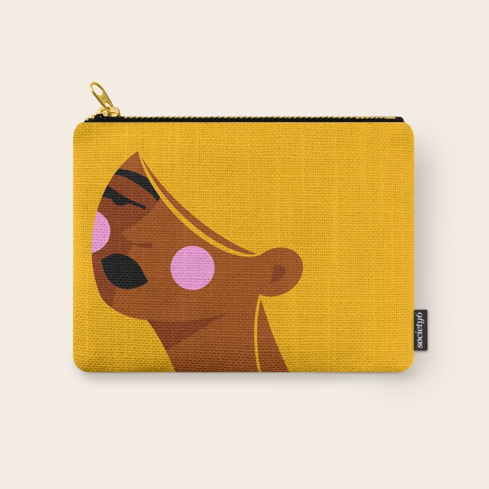 Fluffy Hair Carry All Pouch Gallery Image 1