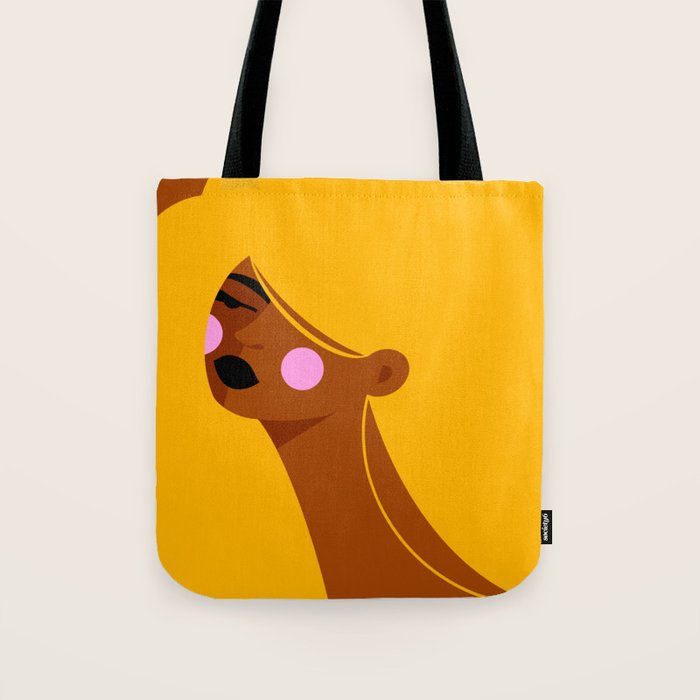 Fluffy Hair Tote Bag Gallery Image 1